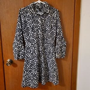 Banana Republic Dress Black and white